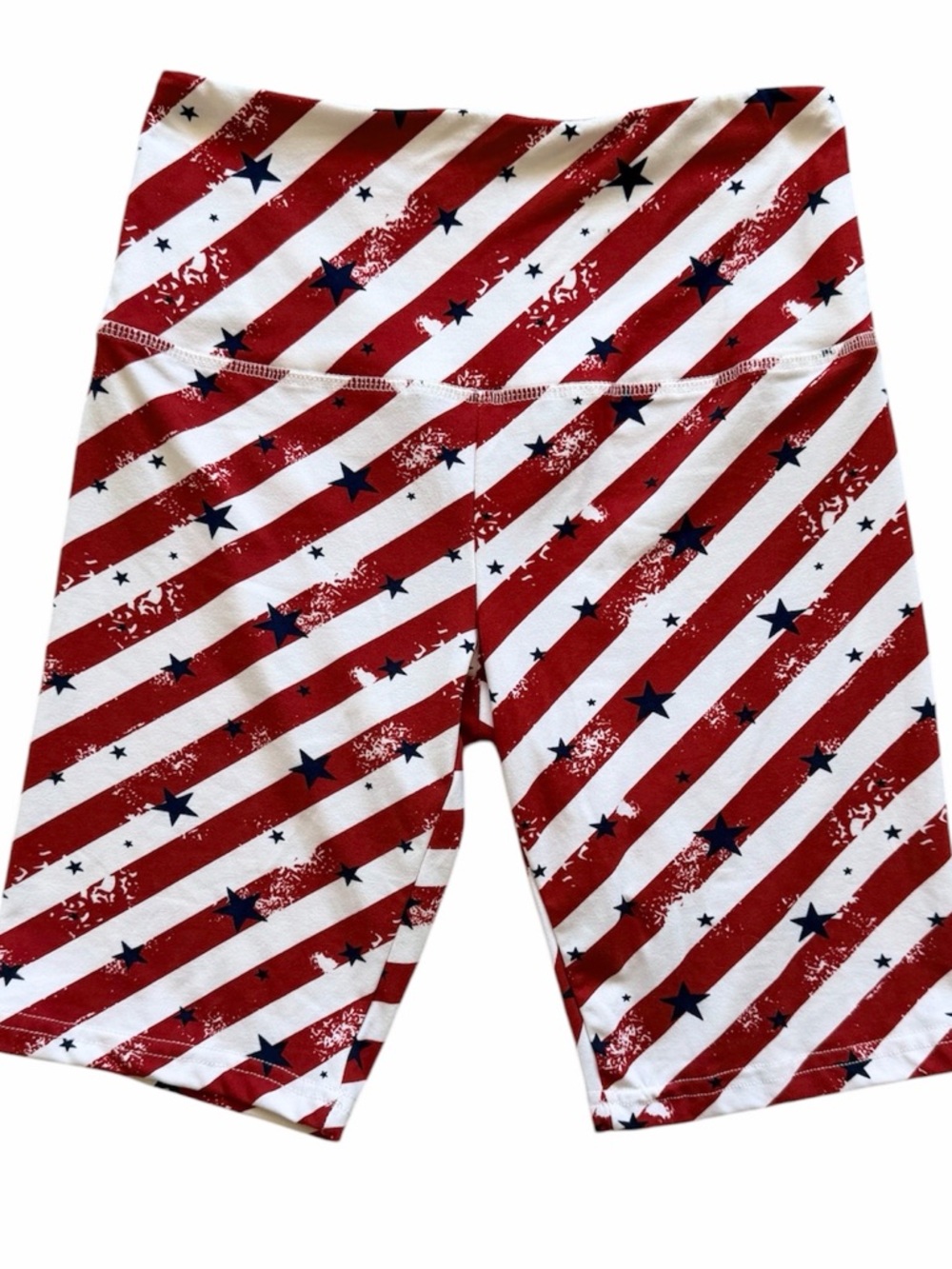 SHOSHO Patriotic American Flag Bike Shorts